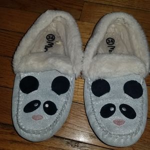Mini Boden Panda Slippers sz 2.5